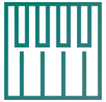 icon keyboard piano sibemol